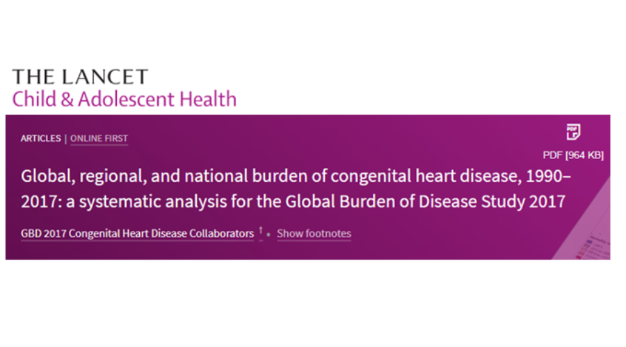 Congratulations to Drs. Meghan Zimmerman, Craig Sable, and Gerard Martin for their landmark publication on the Global Burden of Congenital Heart Disease!